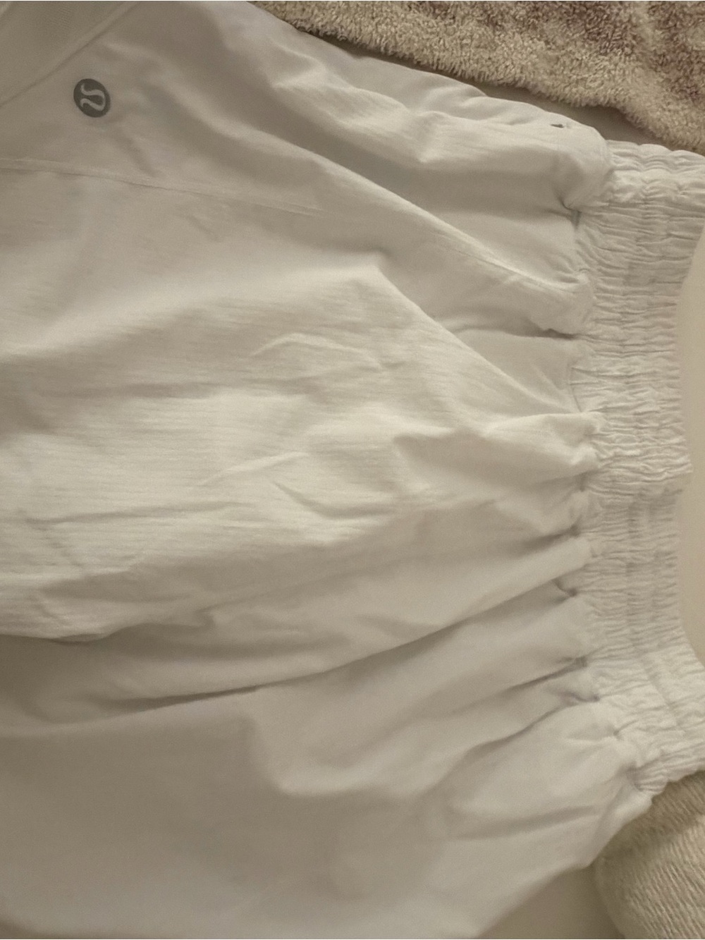 lululemon athletica White Athletic Shorts
